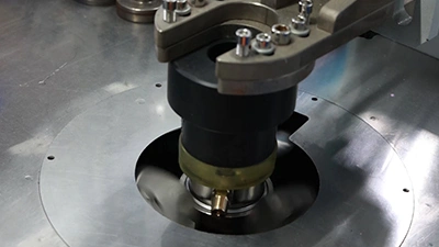 Bezel crimping