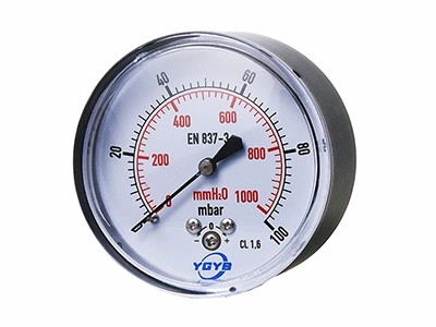 Low Pressure Capsule Gauge (Back Connection)