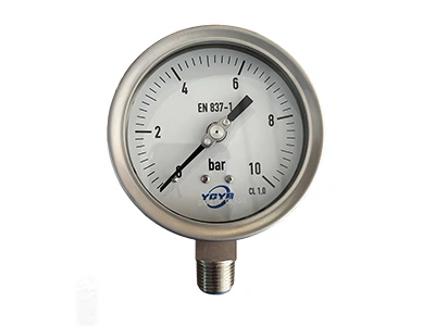 Safety Pattern Pressure Gauge